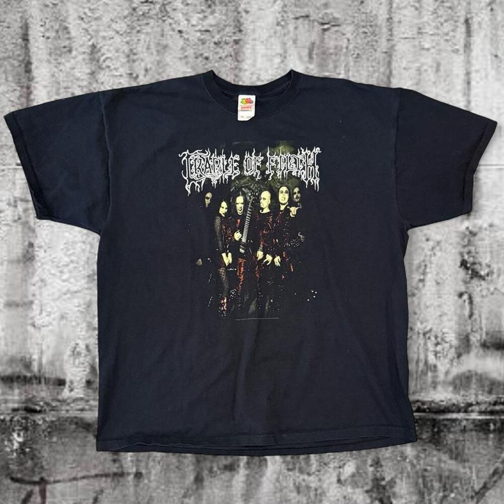 Cradle of Filth 2009 Filth Fest Tour T-Shirt 2XL Double Sided Metal Band Tee